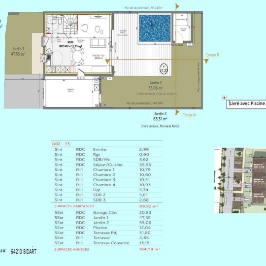 IMMOG Le Haillan Agent Immobilier : Maison / Villa | BIDART (64210) | 100.00m2 | 840 000 € 