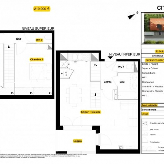  IMMOG Le Haillan Agent Immobilier : Appartement | CARBON-BLANC (33560) | 69 m2 | 219 900 € 