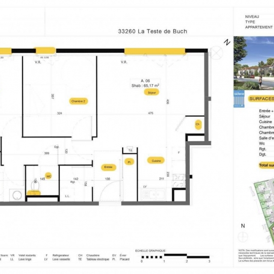  IMMOG Le Haillan Agent Immobilier : Appartement | LA TESTE-DE-BUCH (33260) | 65 m2 | 240 000 € 