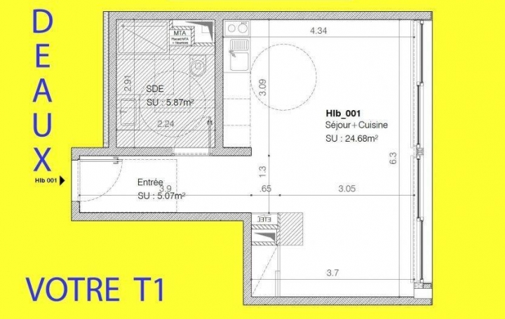 IMMOG Le Haillan Agent Immobilier : Appartement | BORDEAUX (33800) | 35 m2 | 215 000 € 