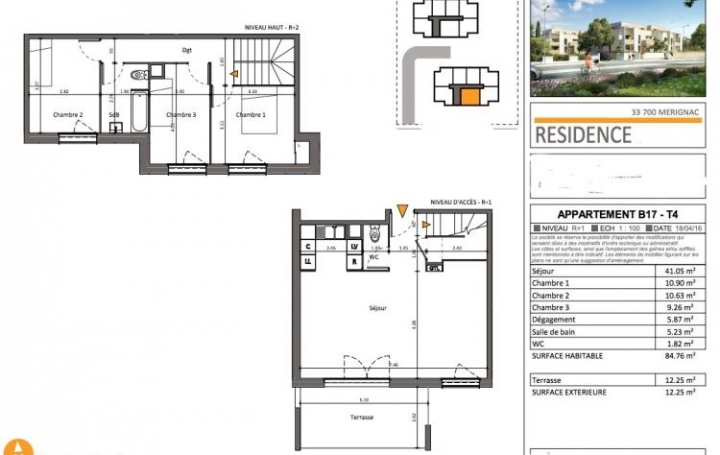 IMMOG Le Haillan Agent Immobilier : Appartement | MERIGNAC (33700) | 84 m2 | 249 000 € 