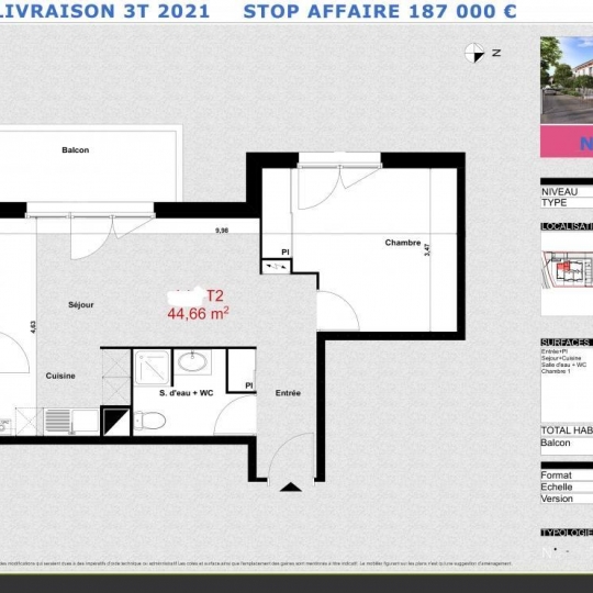  IMMOG Le Haillan Agent Immobilier : Apartment | PAREMPUYRE (33290) | 45 m2 | 187 000 € 