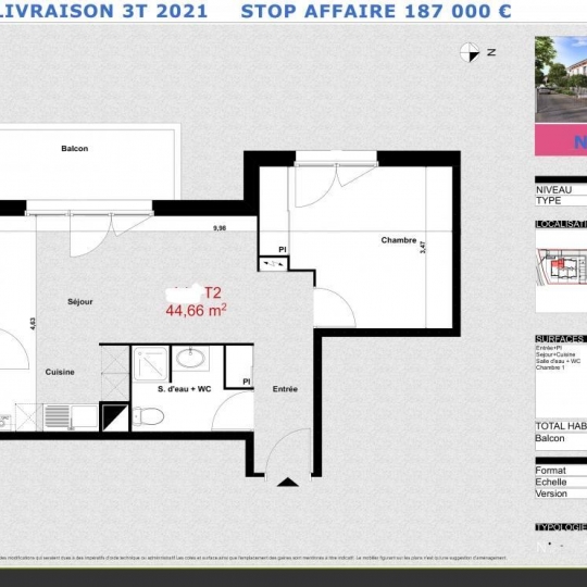  Annonces LEHAILLAN : Appartement | PAREMPUYRE (33290) | 45 m2 | 187 000 € 