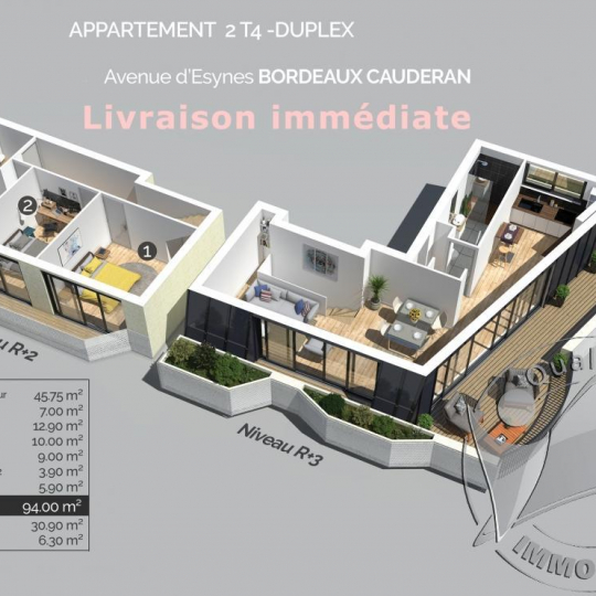  IMMOG Le Haillan Agent Immobilier : Apartment | BORDEAUX (33200) | 94 m2 | 448 000 € 