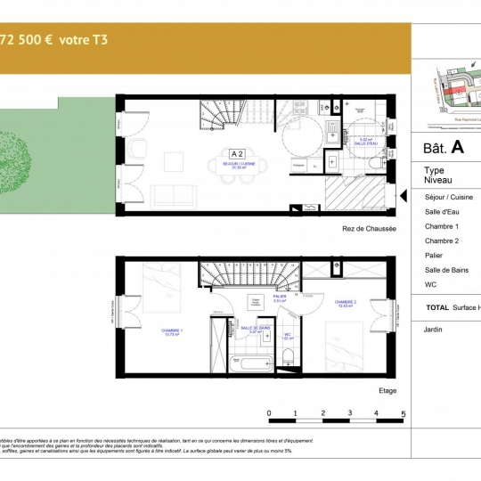  IMMOG Le Haillan Agent Immobilier : Maison / Villa | LE BOUSCAT (33110) | 71 m2 | 372 500 € 