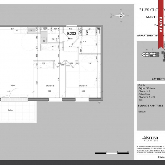  Annonces LEHAILLAN : Appartement | MARTIGNAS-SUR-JALLE (33127) | 64 m2 | 265 000 € 