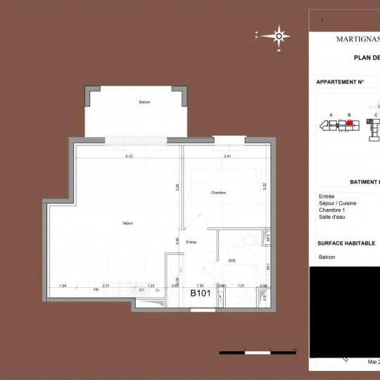  IMMOG Le Haillan Agent Immobilier : Apartment | MARTIGNAS-SUR-JALLE (33127) | 49 m2 | 206 000 € 