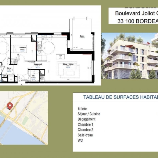  Annonces LEHAILLAN : Appartement | BORDEAUX (33000) | 66 m2 | 388 500 € 