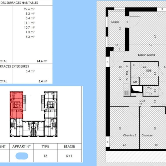  IMMOG Le Haillan Agent Immobilier : Appartement | VILLENAVE-D'ORNON (33140) | 65 m2 | 306 000 € 