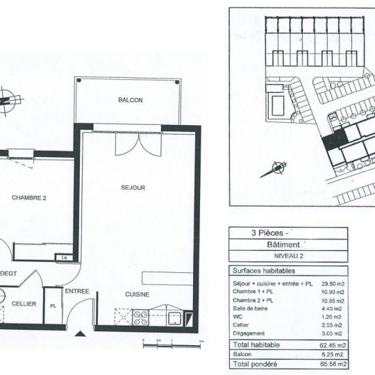  IMMOG Le Haillan Agent Immobilier : Appartement | LE BARP (33114) | 62 m2 | 217 000 € 