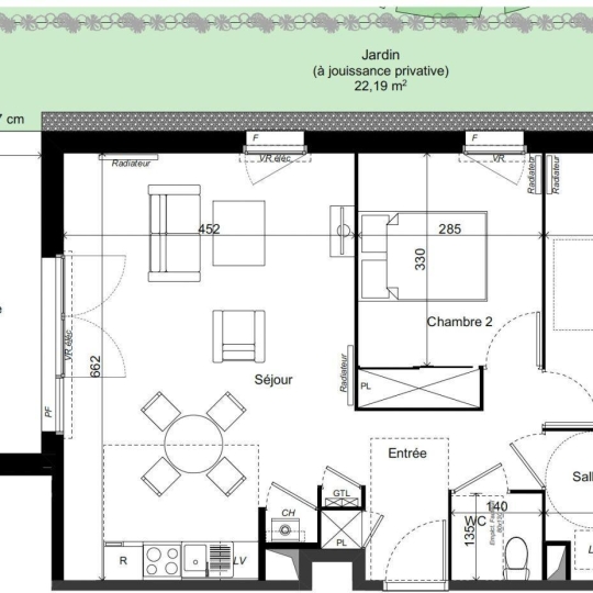  Annonces LEHAILLAN : Apartment | LE HAILLAN (33185) | 65 m2 | 308 400 € 