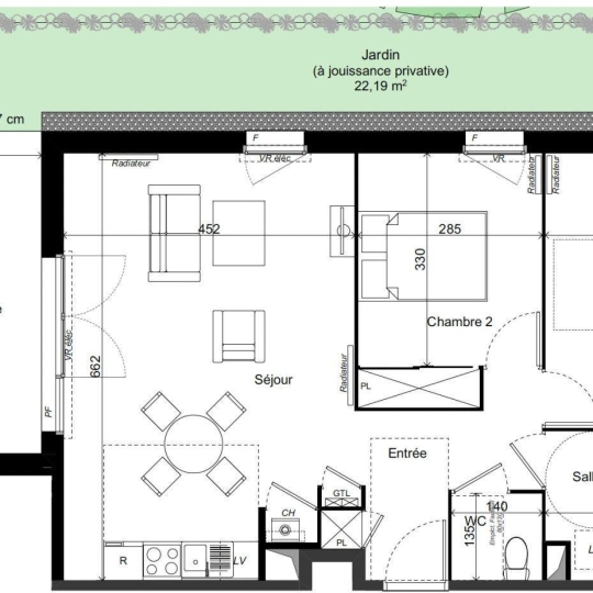 IMMOG Le Haillan Agent Immobilier : Apartment | LE HAILLAN (33185) | 65.00m2 | 308 400 € 