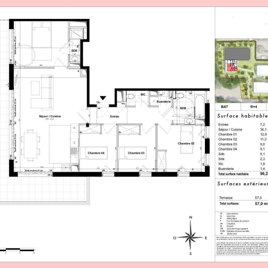  IMMOG Le Haillan Agent Immobilier : Appartement | PESSAC (33600) | 96 m2 | 546 500 € 
