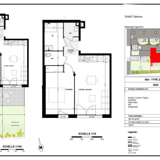  Annonces LEHAILLAN : Apartment | TALENCE (33400) | 47 m2 | 295 000 € 