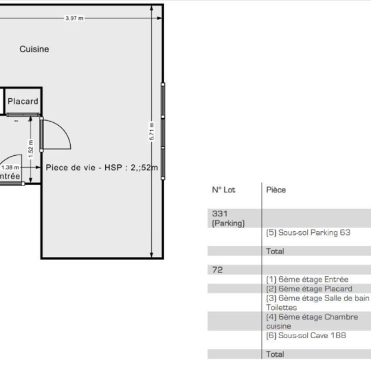  Annonces LEHAILLAN : Appartement | LILLE (59000) | 24 m2 | 86 000 € 