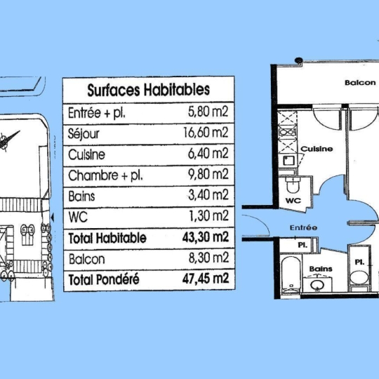 IMMOG Le Haillan Agent Immobilier : Appartement | LONS (64140) | 43.00m2 | 109 800 € 