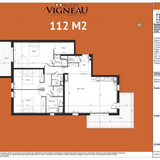  Annonces LEHAILLAN : Appartement | MERIGNAC (33700) | 113 m2 | 440 000 € 
