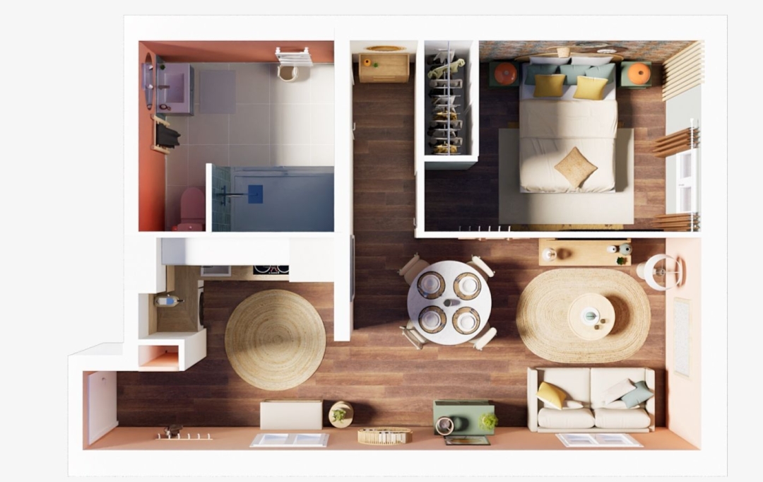 Annonces LEHAILLAN : Appartement | BORDEAUX (33000) | 40 m2 | 39 500 € 