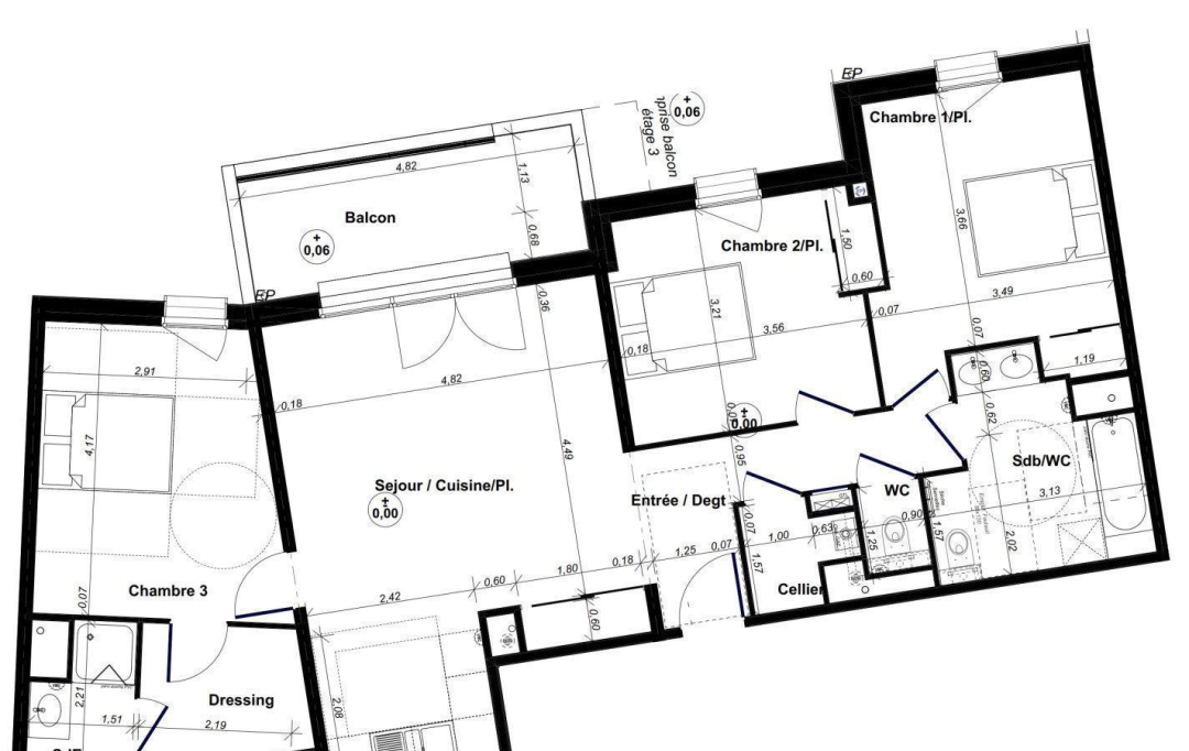 Annonces LEHAILLAN : Appartement | LE BOUSCAT (33110) | 91 m2 | 513 561 € 
