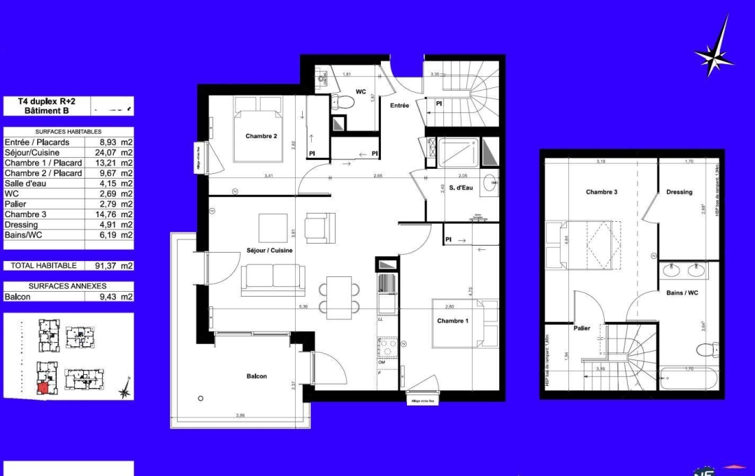 IMMOG Le Haillan Agent Immobilier : Appartement | PESSAC (33600) | 82 m2 | 442 000 € 