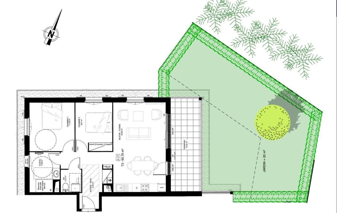 IMMOG Le Haillan Agent Immobilier : Appartement | MARTIGNAS-SUR-JALLE (33127) | 60 m2 | 310 000 € 