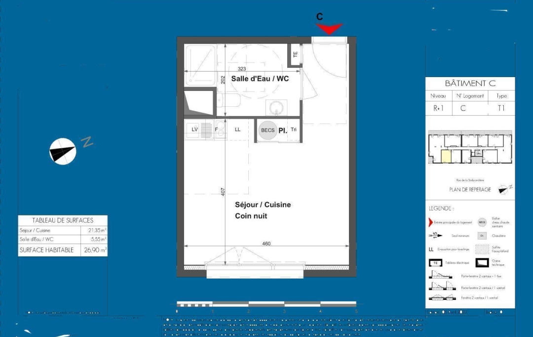IMMOG Le Haillan Agent Immobilier : Appartement | LA ROCHE-SUR-YON (85000) | 26 m2 | 139 900 € 