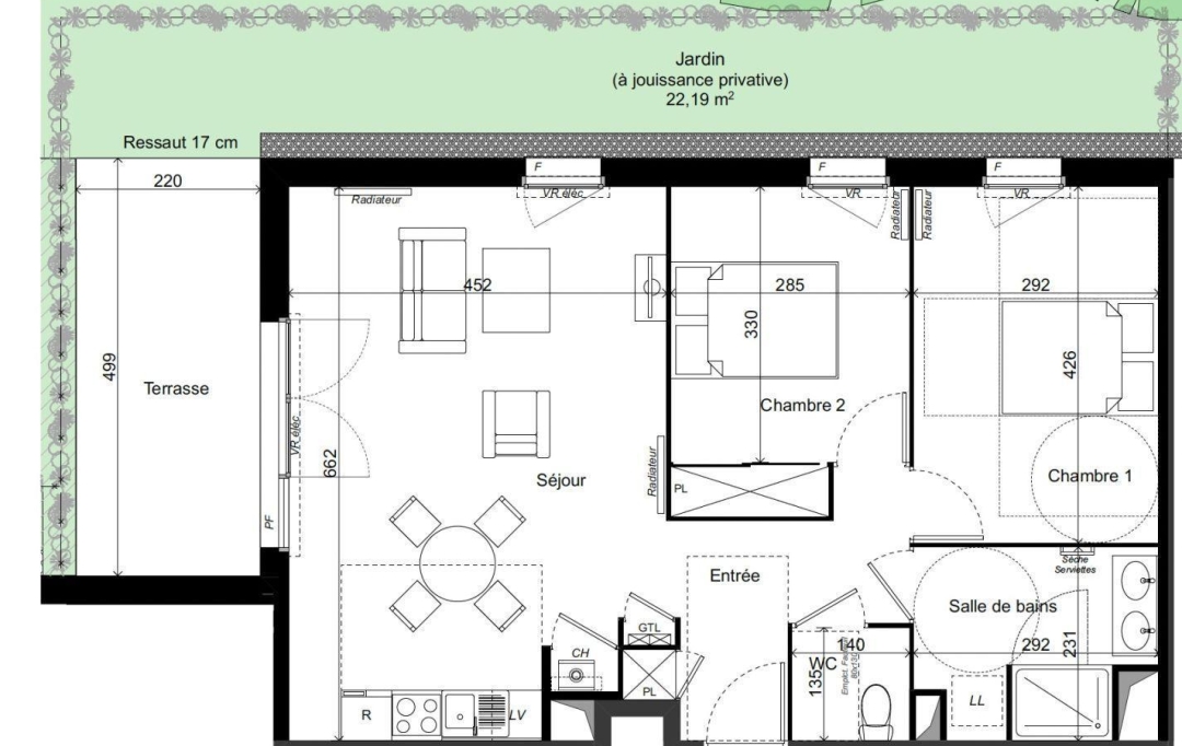 Annonces LEHAILLAN : Apartment | LE HAILLAN (33185) | 65 m2 | 308 400 € 