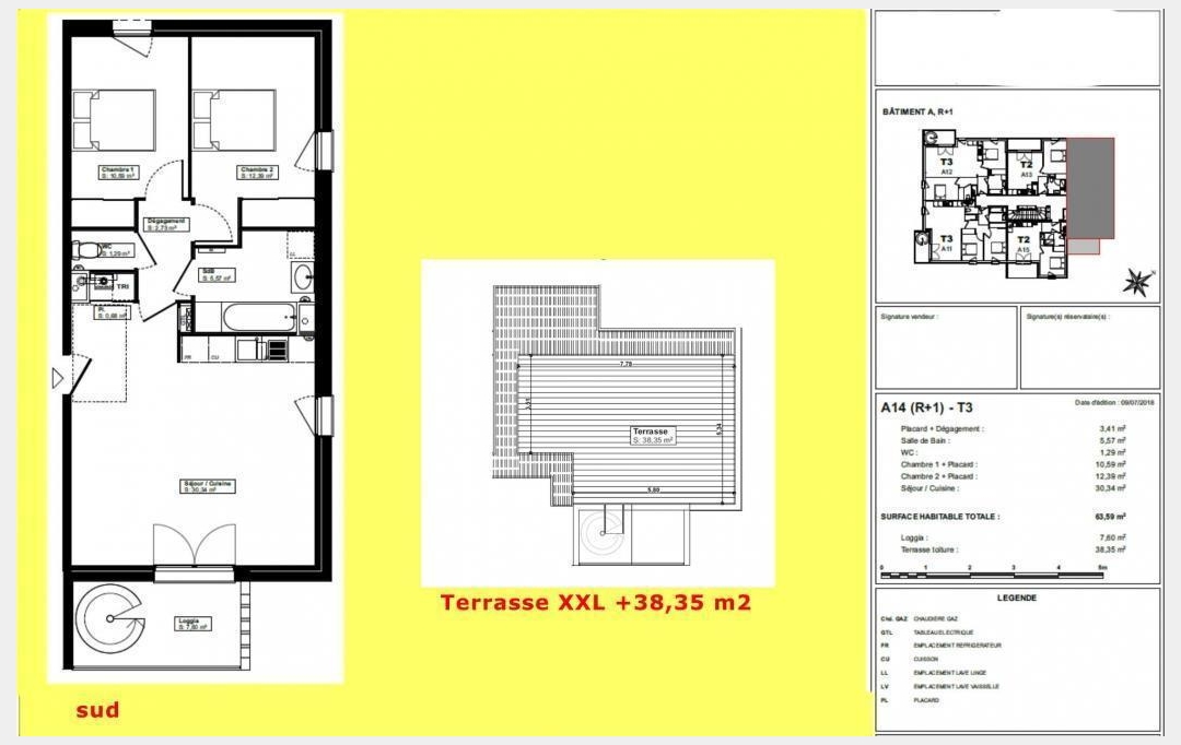 Annonces LEHAILLAN : Appartement | LE BOUSCAT (33110) | 60 m2 | 342 000 € 