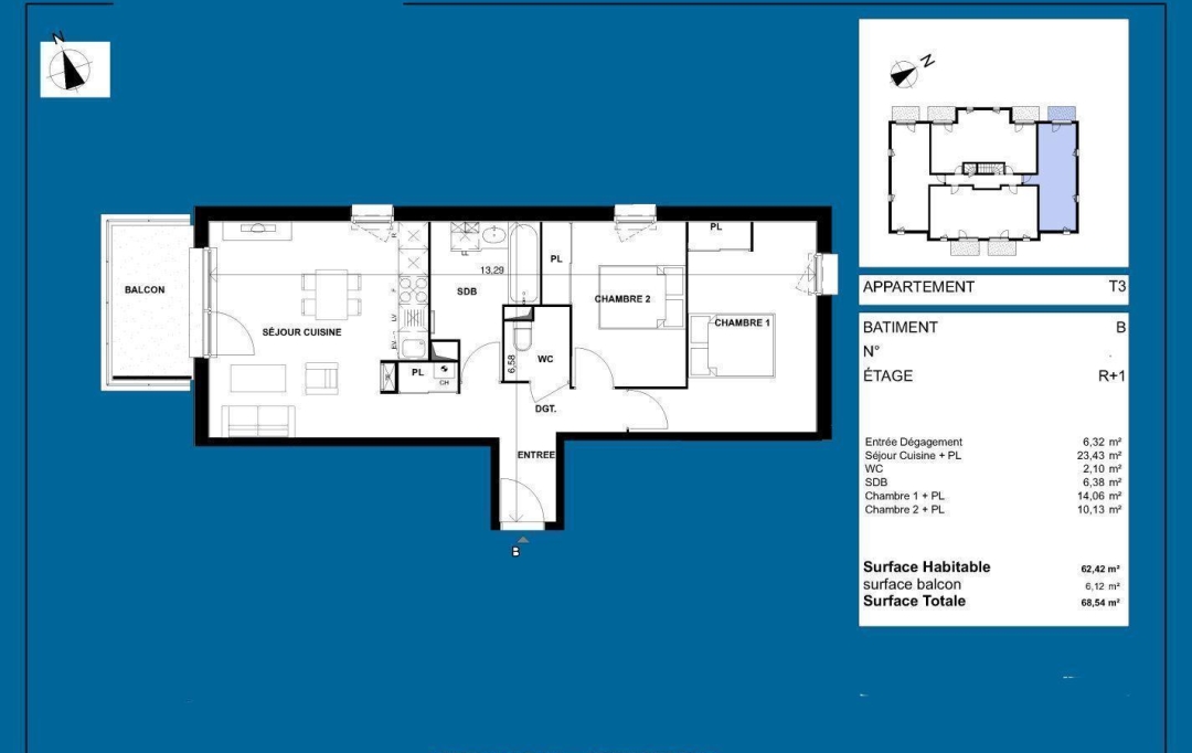 Annonces LEHAILLAN : Appartement | PAREMPUYRE (33290) | 62 m2 | 277 000 € 