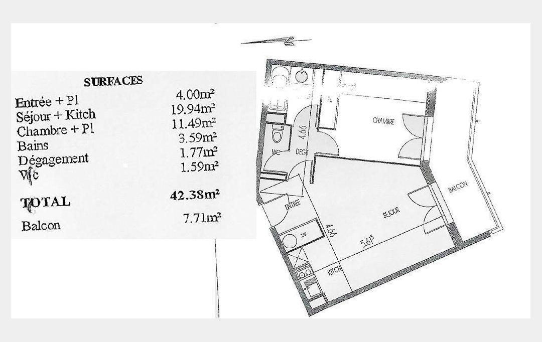 Annonces LEHAILLAN : Appartement | EYSINES (33320) | 42 m2 | 155 000 € 