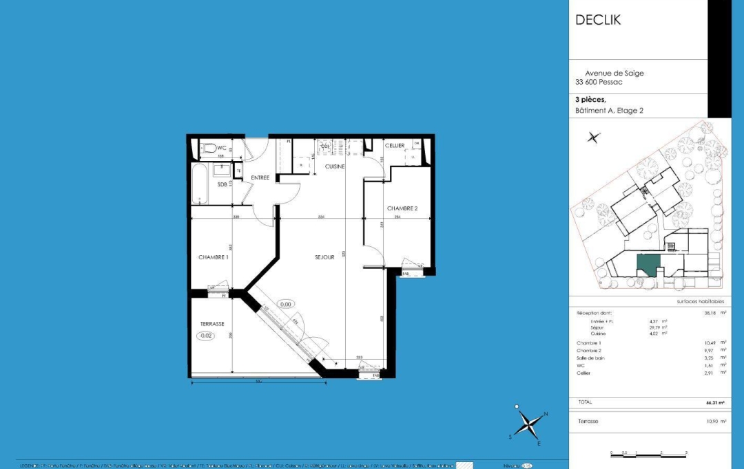 IMMOG Le Haillan Agent Immobilier : Maison / Villa | PESSAC (33600) | 66 m2 | 298 000 € 