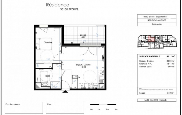 IMMOG Le Haillan Agent Immobilier : Apartment | BEGLES (33130) | 43 m2 | 200 000 € 