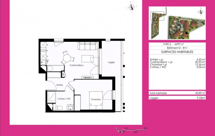 IMMOG Le Haillan Agent Immobilier : Apartment | BLANQUEFORT (33290) | 42 m2 | 272 000 € 