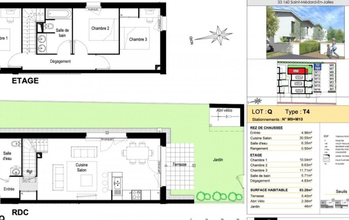 Annonces LEHAILLAN : Maison / Villa | SAINT-MEDARD-EN-JALLES (33160) | 85 m2 | 359 000 € 