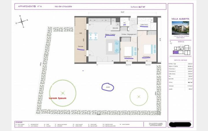 IMMOG Le Haillan Agent Immobilier : Apartment | PESSAC (33600) | 67 m2 | 334 000 € 