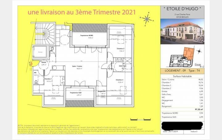 IMMOG Le Haillan Agent Immobilier : Apartment | BEGLES (33130) | 97 m2 | 487 881 € 