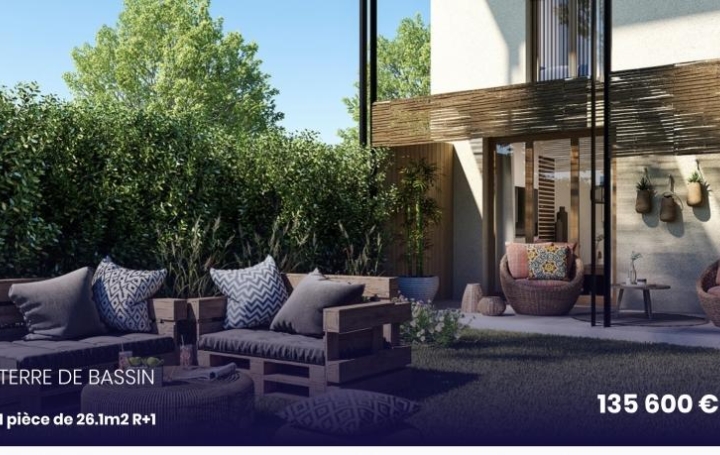 Annonces LEHAILLAN : Appartement | BIGANOS (33380) | 26 m2 | 135 600 € 