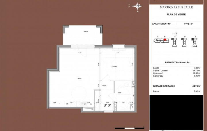 IMMOG Le Haillan Agent Immobilier : Appartement | MARTIGNAS-SUR-JALLE (33127) | 49 m2 | 206 000 € 