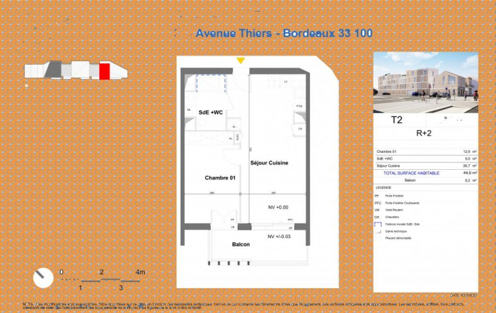 Annonces LEHAILLAN : Appartement | BORDEAUX (33000) | 45 m2 | 229 000 € 