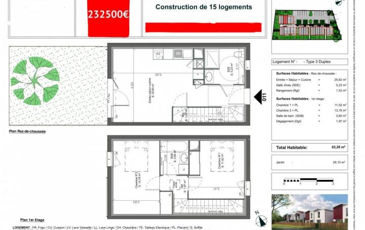 IMMOG Le Haillan Agent Immobilier : Maison / Villa | ARTIGUES-PRES-BORDEAUX (33370) | 63 m2 | 232 500 € 