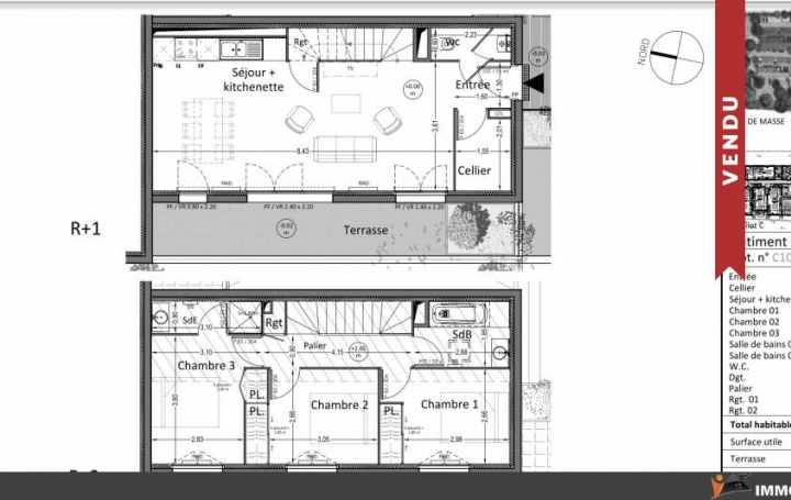 IMMOG Le Haillan Agent Immobilier : Appartement | VILLENAVE-D'ORNON (33140) | 82 m2 | 334 500 € 