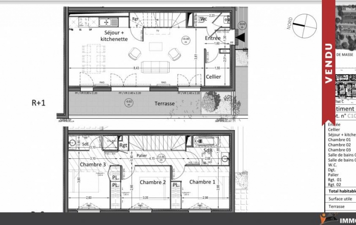 Annonces LEHAILLAN : Appartement | VILLENAVE-D'ORNON (33140) | 82 m2 | 334 500 € 