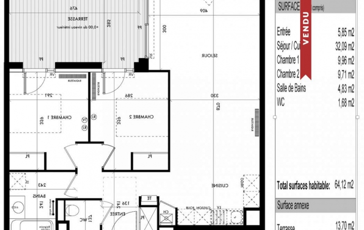 Annonces LEHAILLAN : Appartement | TALENCE (33400) | 64 m2 | 348 000 € 