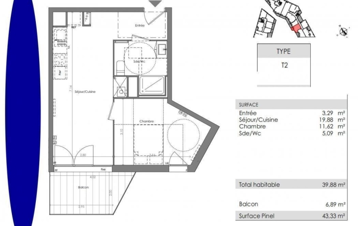IMMOG Le Haillan Agent Immobilier : Appartement | SAINT-MEDARD-EN-JALLES (33160) | 40 m2 | 228 000 € 