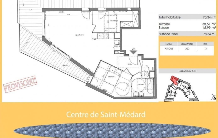 IMMOG Le Haillan Agent Immobilier : Apartment | SAINT-MEDARD-EN-JALLES (33160) | 55 m2 | 362 000 € 