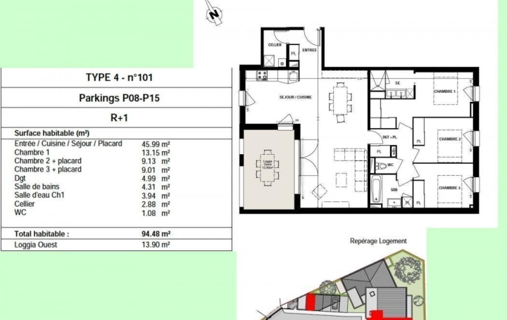 IMMOG Le Haillan Agent Immobilier : Appartement | LEOGNAN (33850) | 94 m2 | 417 000 € 