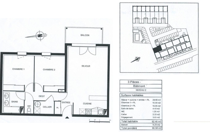 Annonces LEHAILLAN : Appartement | LE BARP (33114) | 62 m2 | 217 000 € 