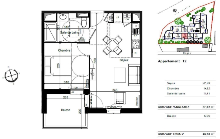 Annonces LEHAILLAN : Appartement | LE HAILLAN (33185) | 63 m2 | 325 000 € 