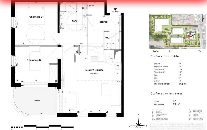 IMMOG Le Haillan Agent Immobilier : Appartement | PESSAC (33600) | 64 m2 | 348 500 € 