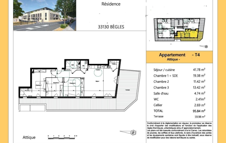 Annonces LEHAILLAN : Appartement | BEGLES (33130) | 51 m2 | 318 000 € 
